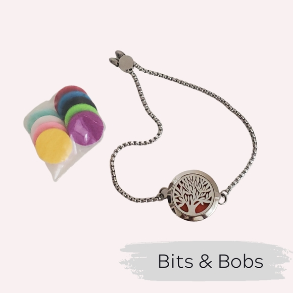 BNIB Essential Oils Diffuser Adjustable Aromatherapy Bracelet - Picture 1 of 4